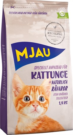 Mjau Kattunge Torrfoder 1,4 kg