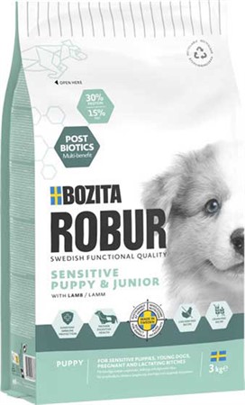 Bozita Robur Sens. GF Puppy, Lamb 3kg