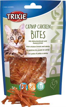 PREMIO Catnip Chicken Bites, 50 g