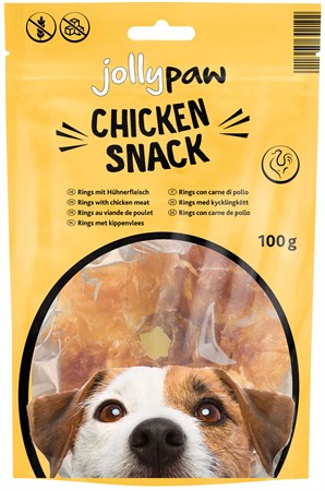 JP, Tuggringar med kycklingkött, ø 6 cm, 2 st./100 g