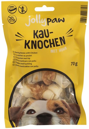 JP, Tuggknut, vit, kyckling, 5 cm, 5 st./70 g