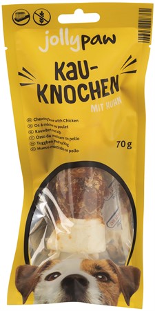 JP, Tuggknut, vit, kyckling, 15 cm, 70 g