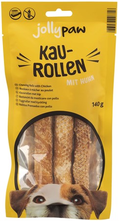 JP, Tuggrulle, vit, kyckling, 17 cm, 3 st./140 g