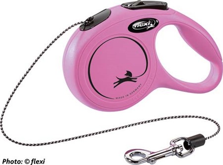 flexi New CLASSIC, XS: 3 m rep, rosa