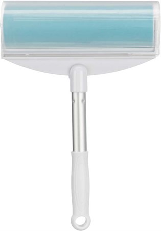 Klädroller XXL, silikon, 20 × 30 cm, vit/turkos