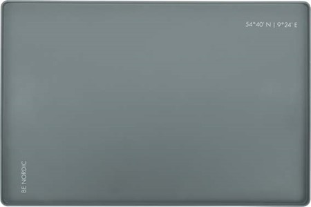 BE NORDIC Matskålsunderlägg, silikon, 60 × 40 cm, grå