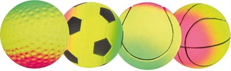 Neonboll, mjukgummi, flytande, ø 4.5 cm, expo
