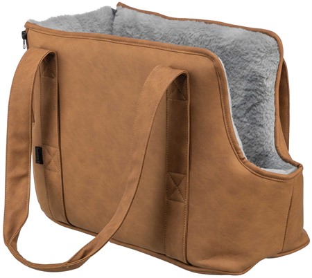 Transportväska Evelyn, 40 × 30 × 20 cm, brun/grå