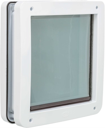 Hundlucka 2-väg M-XL, 39x45 cm Vit