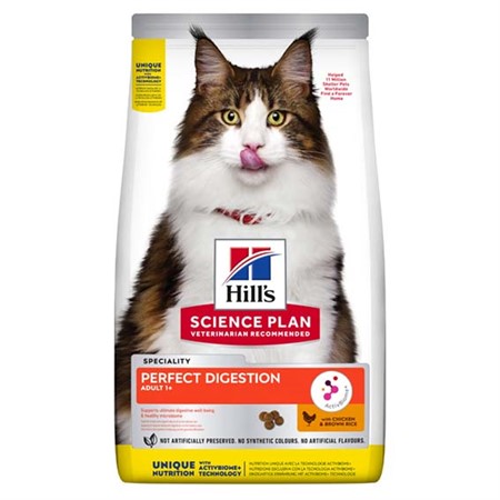 Hills Feline Adult Perf. Dig. Chicken & Br-Rice 3kg