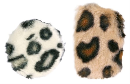 JP, Set med prasselkuddar, plysch, catnip, ø 5.5 × 7 cm, 2 st.