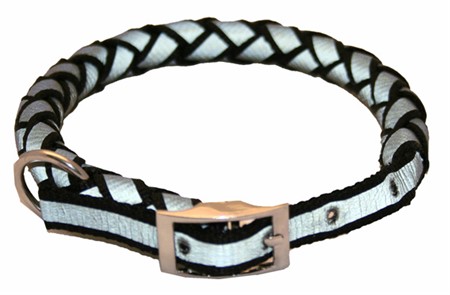 Z Reflexhalsband rund flätat 10mm/40 cm