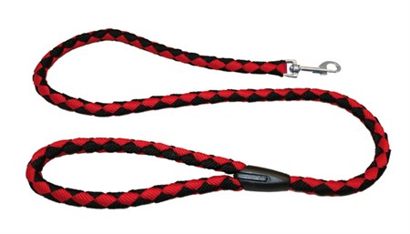 Z Koppel Nylon flätat röd/svart 10/100